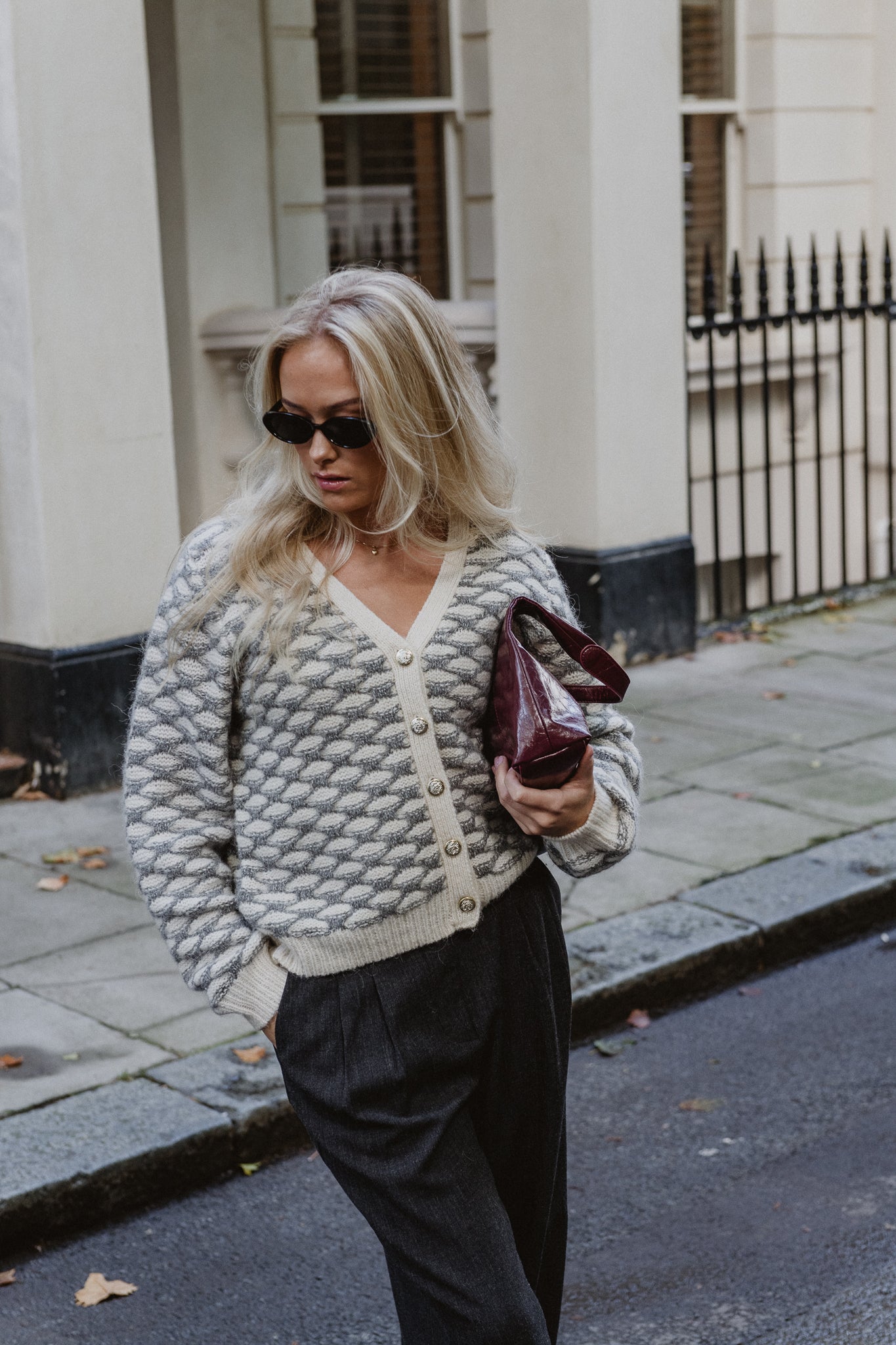 PCJIVANA Knit Cardigan - Birch